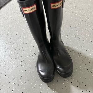 Hunter Classic Black Waterproof Boots excellent condition.